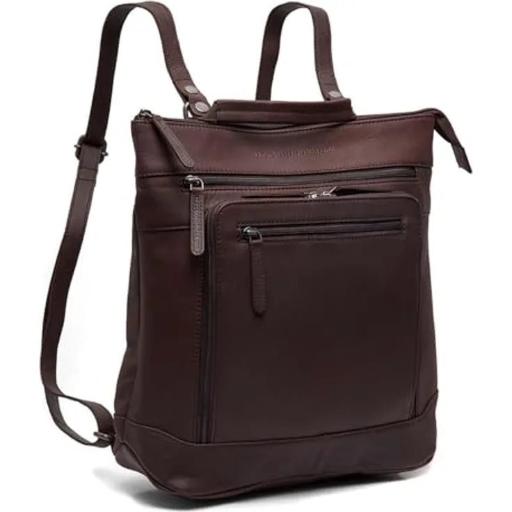 The Chesterfield Brand Caldero Daypack, Leder Rucksack mit Laptopfach, 34 cm, braun
