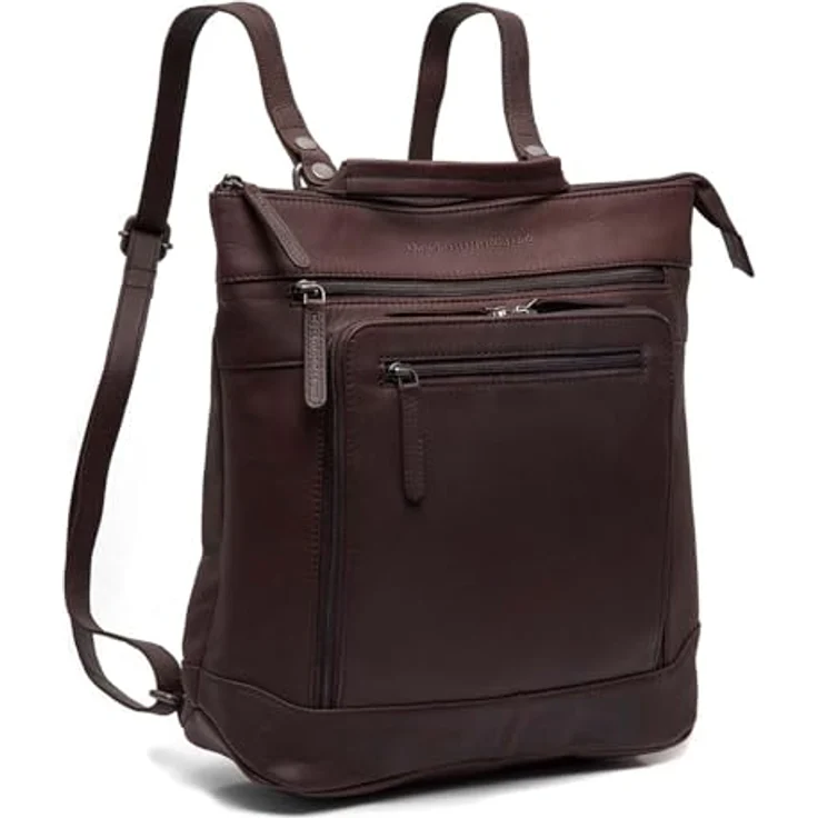 The Chesterfield Brand Caldero Daypack, Leder Rucksack mit Laptopfach, 34 cm, braun – Bild 1