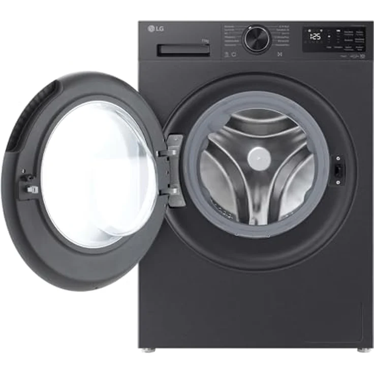 LG F4WX701YB Waschmaschine 11 kg Schwarz, Schaumerkennung, smarte Bedienung, 12 Programme, WLAN-fähig – Bild 3