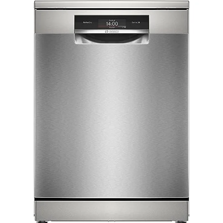 Bosch Serie 8, Freistehender Geschirrspüler, 60 cm, Silver Inox, SMS8TCI01E – Bild 1