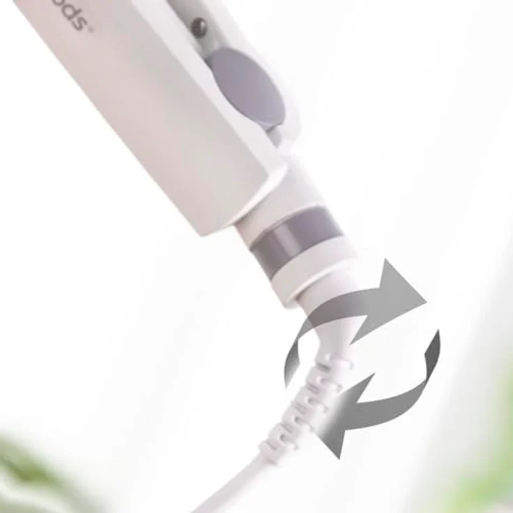InnovaGoods® Keramikhaarstyler für Wellen Waavio, 55 W Leistung, Keramikplatte, Weiß und Grau – Bild 5