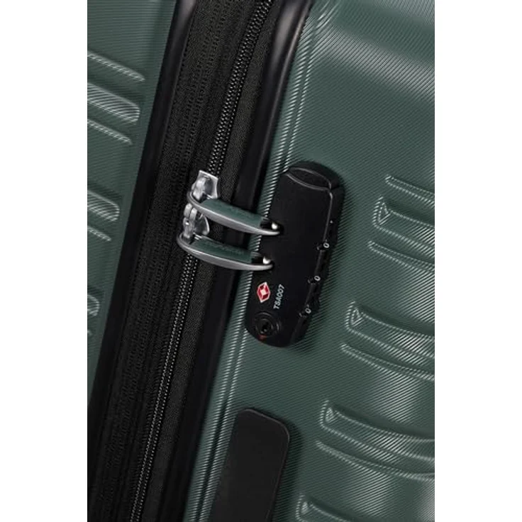 American Tourister, Koffer, Flashline 4 Rollen Trolley 67 cm, Grün, (69 l) - Robuster ABS Koffer mit TSA-Schloss und Wäschefach – Bild 7