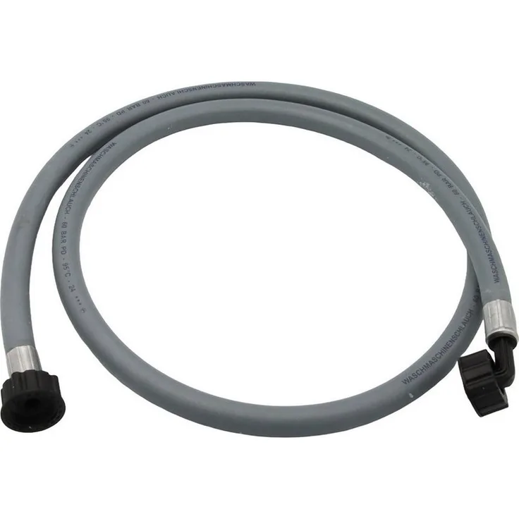 Haas Otto Waschmaschinenschlauch 3/4 Zoll, Gummi-Anschlüsse, 1,5 m, temperaturbeständig bis 90°C
