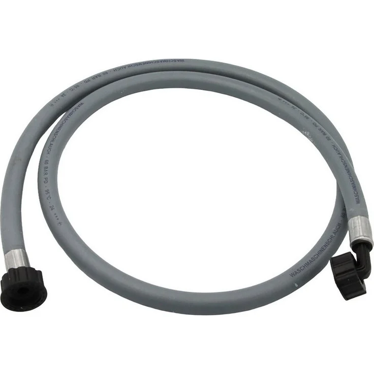 Haas Otto Waschmaschinenschlauch 3/4 Zoll, Gummi-Anschlüsse, 1,5 m, temperaturbeständig bis 90°C