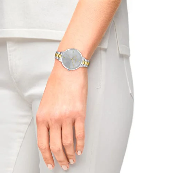 s.Oliver Damen Armbanduhr 2033513 Edelstahl teil IP, gelbgold – Bild 3