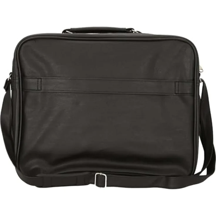 d&n Travel Bags Flugumhänger 39 cm, schwarz, 100% Kunstleder, 39 x 20 x 34 cm – Bild 4