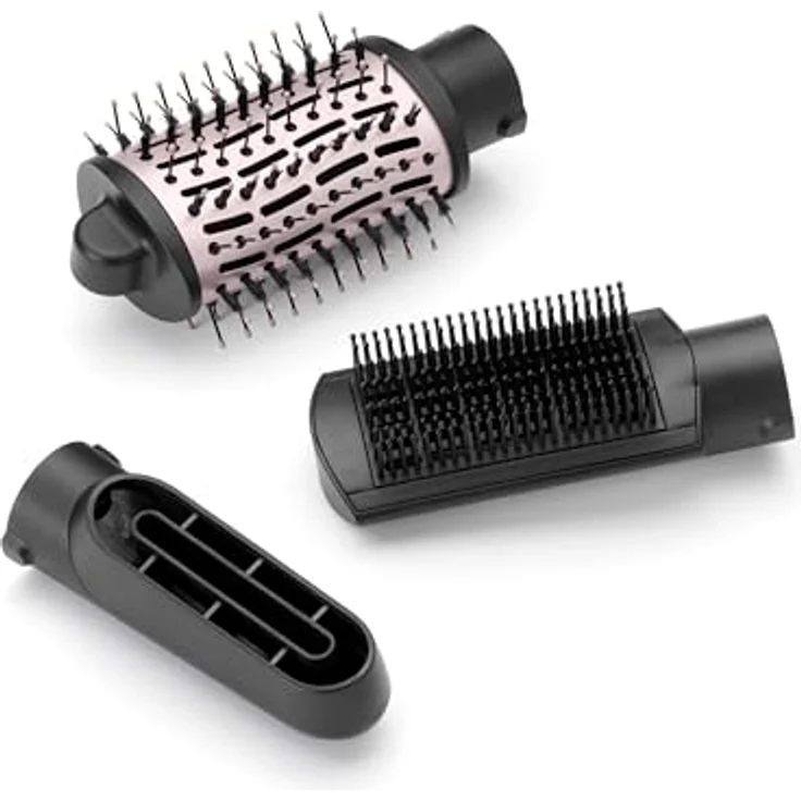 BaByliss Warmluftbürste Style Smooth 1000 AS128E, 1000W, mit Ionen-Technologie, inkl. 3 Aufsätzen, schwarz – Bild 4