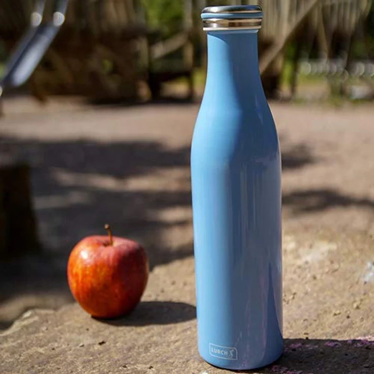 Lurch 240921 Thermoflasche Thermo-Flasche für heiße und kalte Getränke aus Doppelwandigem Edelstahl, 0,75l – Bild 5