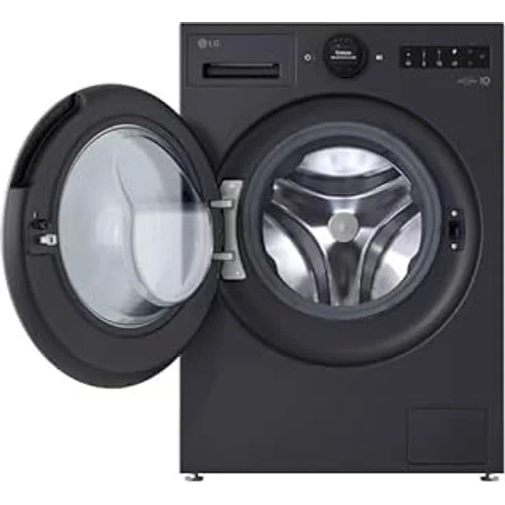 LG F4WX801YB, Frontlader Waschmaschine, 11 kg, A, 71 dB, 1350 RPM, Inverter Direct Drive, TurboWash 360°, AI Wash, Steam Technologie – Bild 3