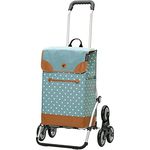 ANDERSEN Einkaufstrolley - Treppensteiger Royal Shopper Aiko blau 47 L Einkaufsroller,modern,Reflektor, Aluminium, klappbar, Räder abnehmbar,