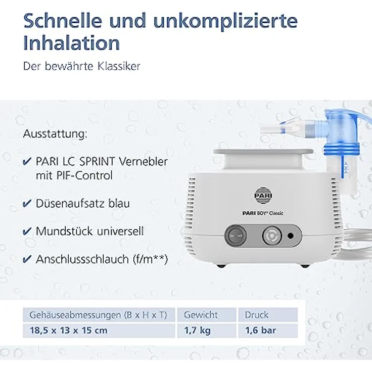 PARI, Inhalator, BOY Classic Year Pack, 1 St BEU – Bild 4