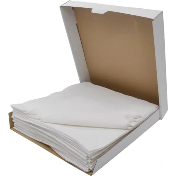 Silisto MEGA Tex Universal-Putztücher Weiß, 32 Stück Allzwecktücher aus 100% Baumwolle, ca. 18-25x60 cm, für Haushalt, Werkstatt und Auto