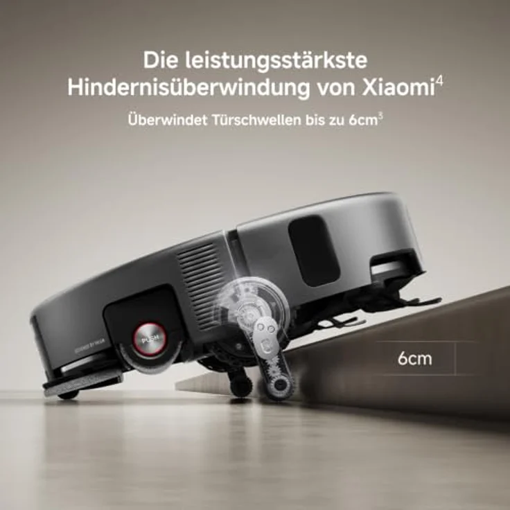 Xiaomi Robot Vacuum 6 Max, 35.000Pa Saugkraft, 6cm Hindernisüberwindung, Dreifachwalze, selbstreinigende Station – Bild 5