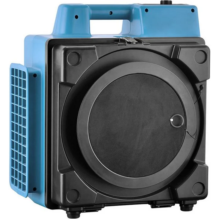 XPOWER Luftreiniger X-2480, Professioneller 3-stufiger HEPA Mini Luftfilter für Räume bis 100 m², 5 Geschwindigkeitsregelungen, 934.45 m³/h, blau