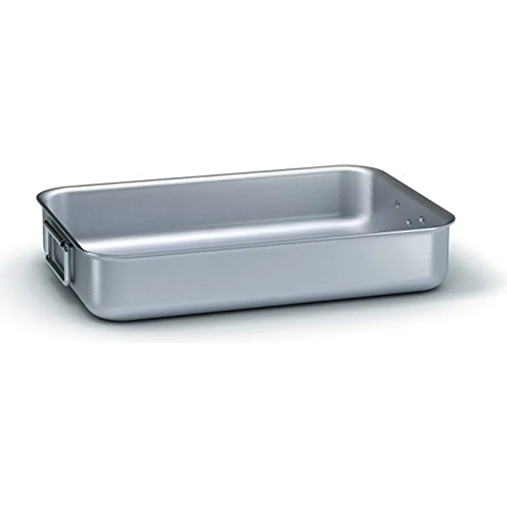 Ballarini Professional Hohe Rostiera, Aluminium, Grau, 40x28x7 cm