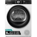 Hisense DH3S802BW3 Kondenstrockner mit Wärmepumpe, 16 Programme, TwinAir, EEK A+++, weiß