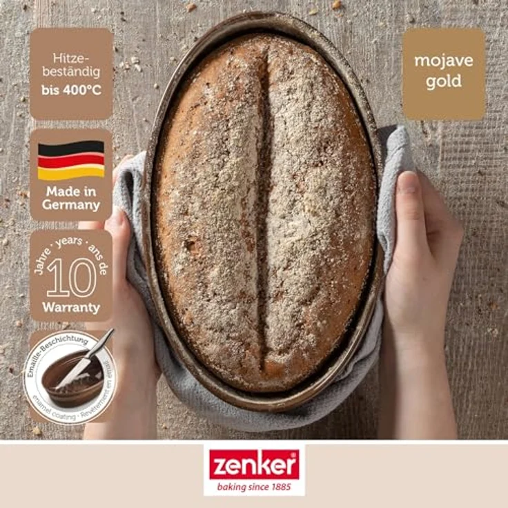 Zenker Dein Brot! Brotbackform, oval, le – Bild 3