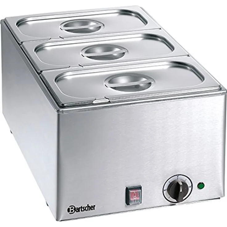Bartscher Bain Marie 3x 1/3GN 150mm 84198180 Art. 200233