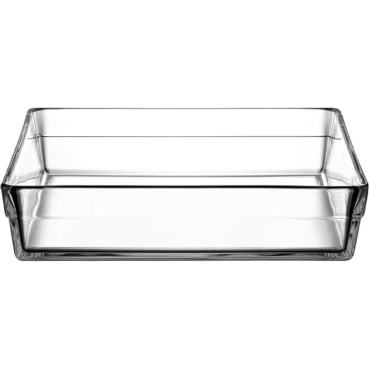 Pasabahce Borcam Premium Backform, Glas Servierform 29x29 cm, quadratisch, hitze- und kältebeständig, 4,1 Liter, spülmaschinen- und mikrowellengeeignet – Bild 1