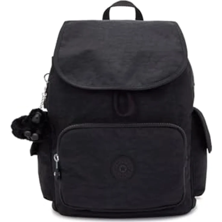 Kipling Basic City Rucksack 33,5 cm, schwarz, 100% Polyamid, Maße 27 cm x 19 cm x 33,5 cm – Bild 1