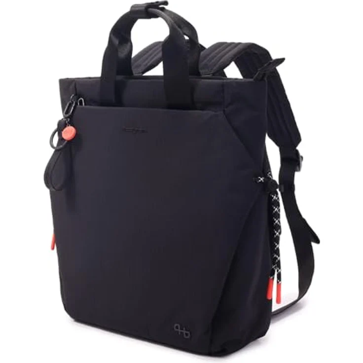 Hedgren String Norio City Rucksack, 31 cm, schwarz, 100% Polyester, kompakt und leicht – Bild 2