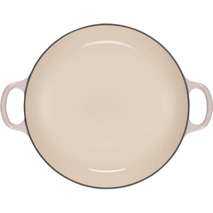 Le Creuset Signature Emaillierter Gusseisen-Blüten-Schmortopf, 2,25 l, Muschelrosa, hervorragende Wärmeverteilung und -speicherung, ofenfest bis 260 °C – Bild 3