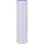 Aquintos-Wasseraufbereitung GmbH Nylonfilter 10 Zoll 100µ Sandfilter Sedimentfilter Brunnen, Mehrwegfilter für grobe Filtration, wiederverwendbar - blau