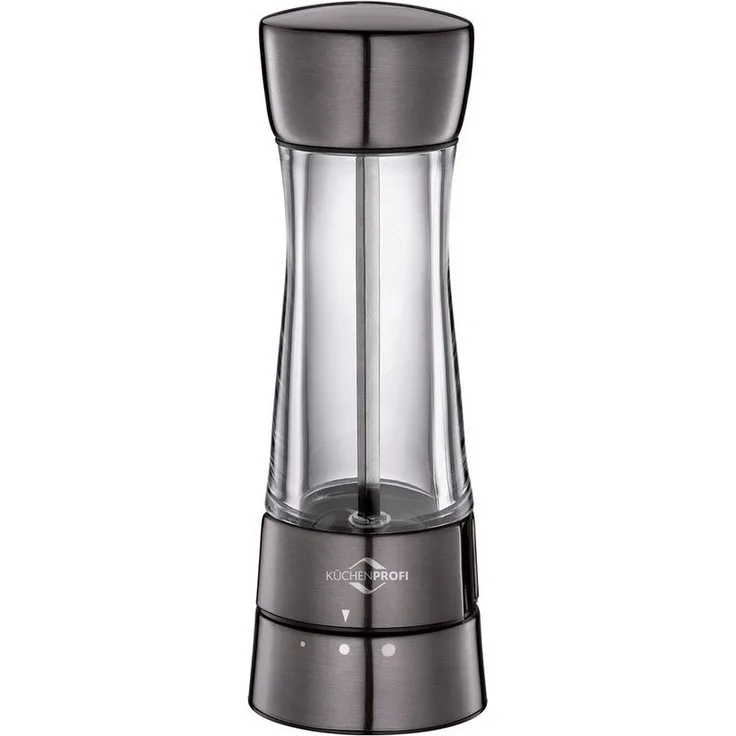 Küchenprofi Salzmühle Pfeffermühle 17,5 cm Grau Monaco, Gewürzmühle mit Hochleistungskeramik Mahlwerk