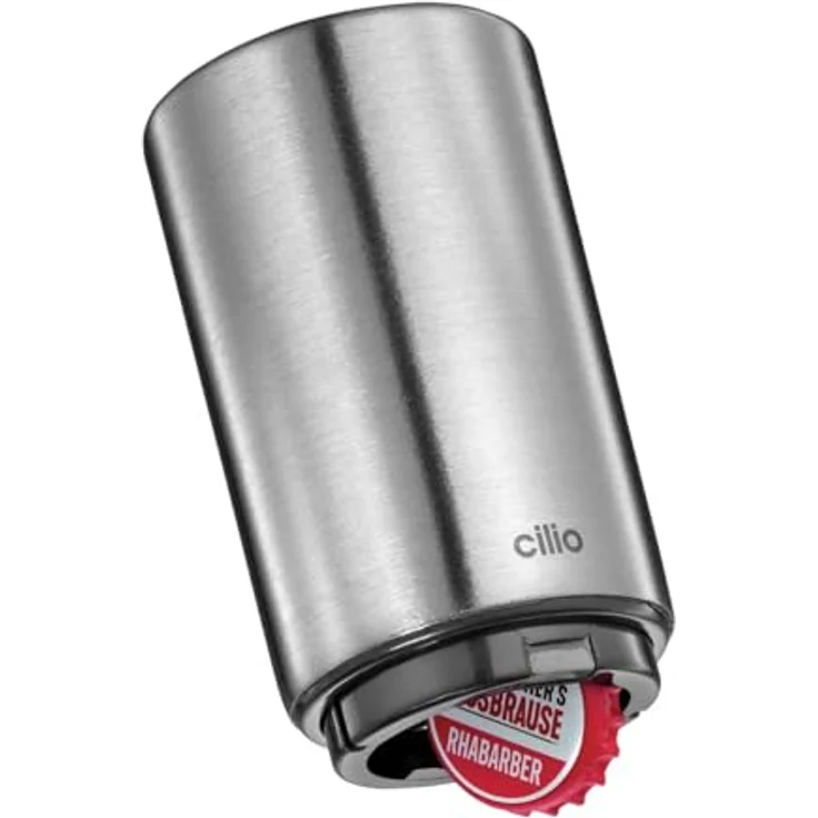 cilio Flaschenöffner APERTO, Edelstahl satiniert, Kapselheber mit federgelagertem Öffnungssystem und Magnethalter für Kronkorken – Bild 4