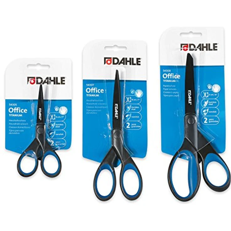 Dahle 54308 Office Titanium Schere (für Rechtshänder, 21 cm) - Preisvergleich – Bild 4