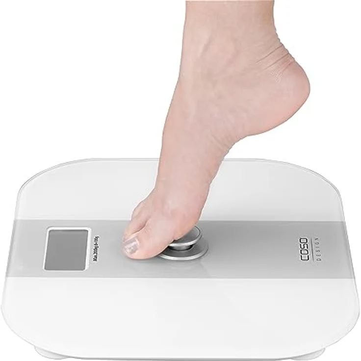 CASO Body Energy, Design Personenwaage mit Body Energy Technologie, Digitalwaage, keine Batterien notwendig, umweltschonend und nachhaltig, bis 200 kg in 100 g Schritten – Bild 3