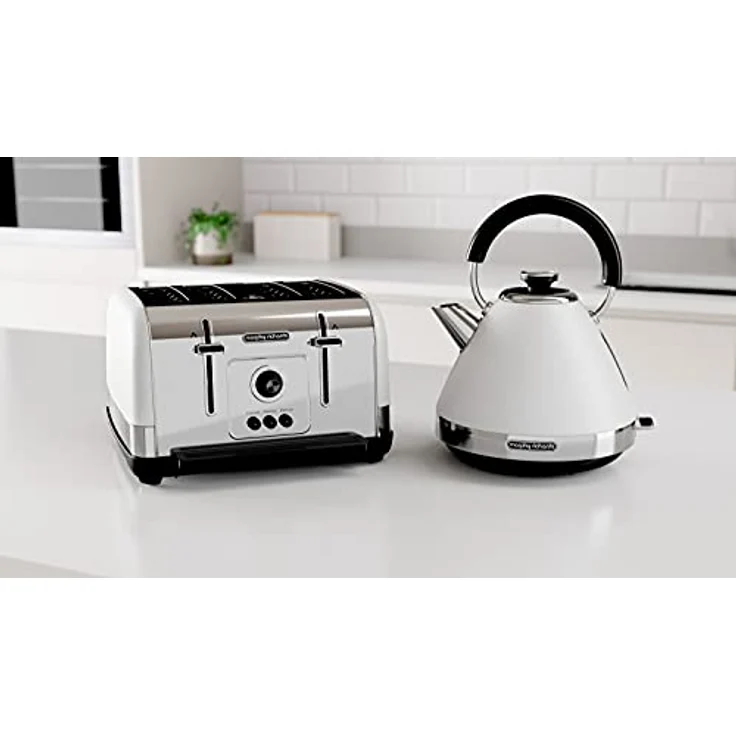 Morphy Richards 240134 Toaster 4 Scheibe(n), Toaster, Weiss – Bild 2