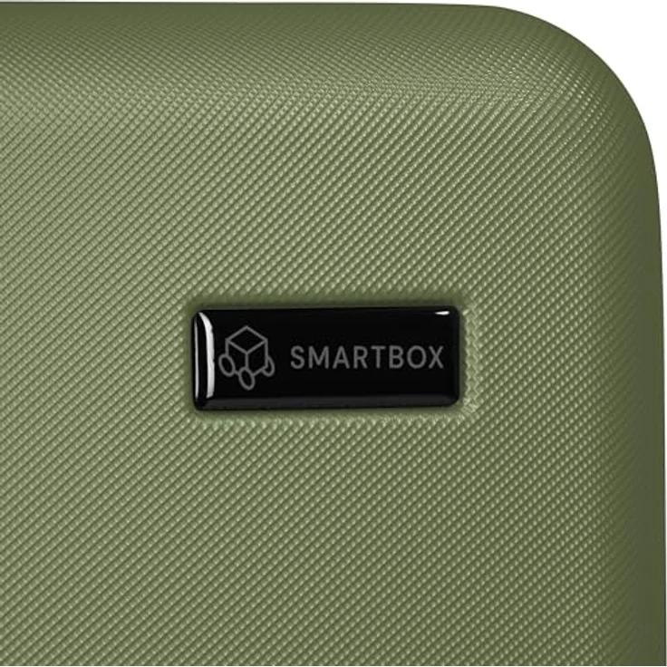 SMARTBOX Hartschalen Check-in Koffer M Trolley, 43 x 27 x 66 cm, 61 Liter, ABS-Material, 4-Doppelrollen, Zahlenschloss, 3,16 kg (Edition 05) – Bild 5