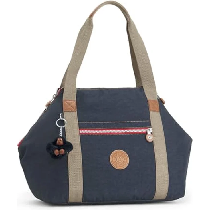 Kipling Classics Basic Art Schultertasche, 35 cm, mit abnehmbarem Umhängeriemen und sechs Nebenfächern, Blau – Bild 9
