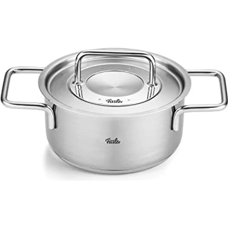 Fissler Pure Collection / Edelstahl-Kochtopf (Ø 16 cm, 1,9L) Töpfe inkl. Metall-Deckel, Innen-Skalierung – Induktion – Bild 1