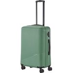 travelite 4-Rad Hartschalenkoffer mittelgroß 65 Liter, Gepäck Serie BALI: ABS Hartschalen Trolley mit TSA Kombinationsschloss, 67 cm
