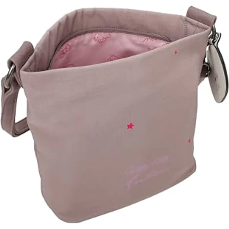Fritzi aus Preußen Umhängetasche Hello Kitty fritzi Cross Sky Stars, Nylon - Süße Umhängetasche mit Hello Kitty Anhänger, verstellbarem Umhänge Riemen – Bild 5