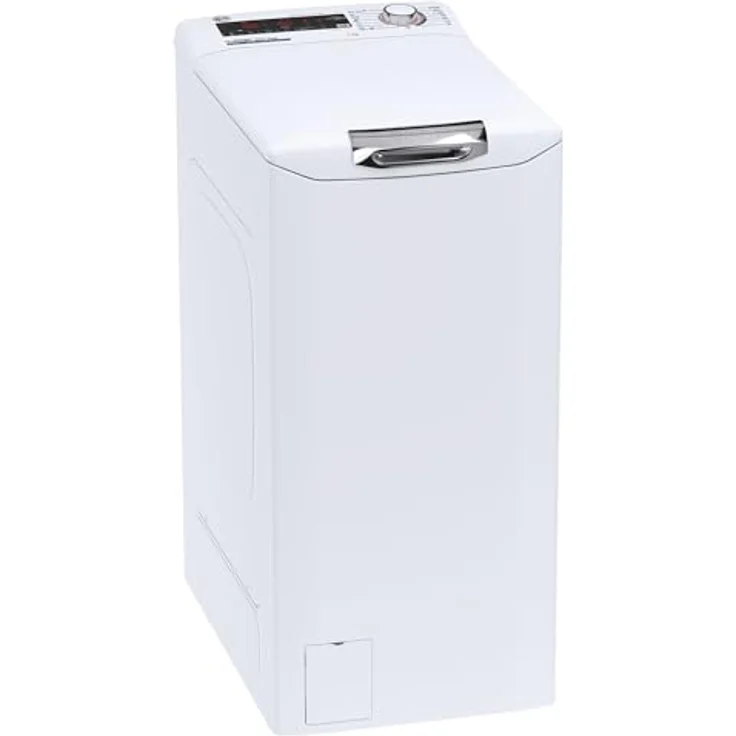 Hoover H-WASH 300 PRO H3TM47TAMC5/1-S Toplader Waschmaschine / 7 kg/Energieeffizienzklasse A/Inverter Motor/Power Care System/Slow Motion Öffnungsmechanismus, deutsche Bedienblende, weiß – Bild 1