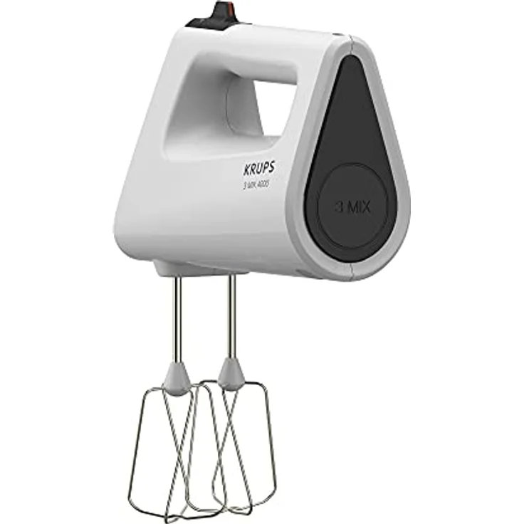 Krups GN4001 -3 Mix 4000 Handmixer, 450W, variable Geschwindigkeit mit Turbo und Auswurffunktion, weiß – Bild 3