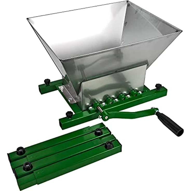 DEMA Obstmühle Bergamo 15 Liter, manuelle Beeren- und Apfelmühle mit Edelstahltrichter und stabiler Konstruktion – Bild 7