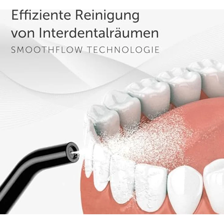 WonderSmile Munddusche PRO - Testsieger 2024 - SmoothFlow-Technologie - 5 Modi - PowerAkku, schwarz – Bild 3