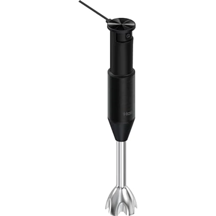 Haier Stabmixer aus Edelstahl + Messbesser I 1000W Pürierstab mit variabler Geschwindigkeit & 3 Klingen I abnehmbarer Fuß I Pulsfunktion I Für Suppen, Babybrei, Smoothies, Püree [Serie 5 - HHB5B2] – Bild 1