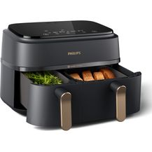 Image for Philips Heißluftfritteuse 3000 Series NA352/00, Dual Basket Airfryer mit 9L Kapazität (3L+6L)