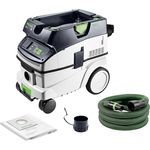 Festool Absaugmobil CLEANTEC CTM 26 Ei, Bodenstaubsauger mit Bluetooth, robust und flexibel, blau