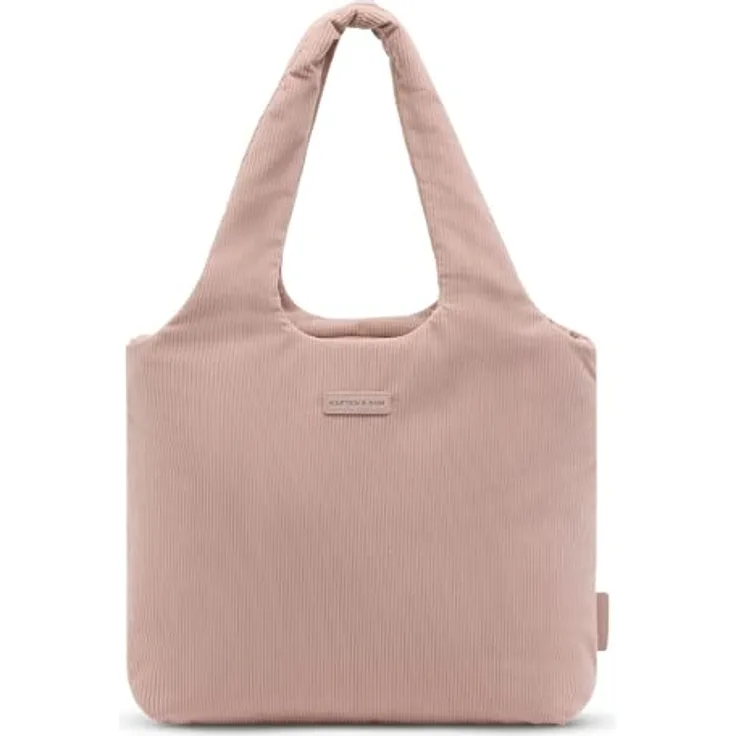 Kapten & Son Skara Shopper Tasche mit Laptopfach, 46 cm, 100% PET, rosa