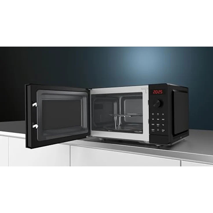 Siemens FE023LMB2 Mikrowelle, Standgerät, 800 Watt, 20 Liter Garraum, schwarz – Bild 4