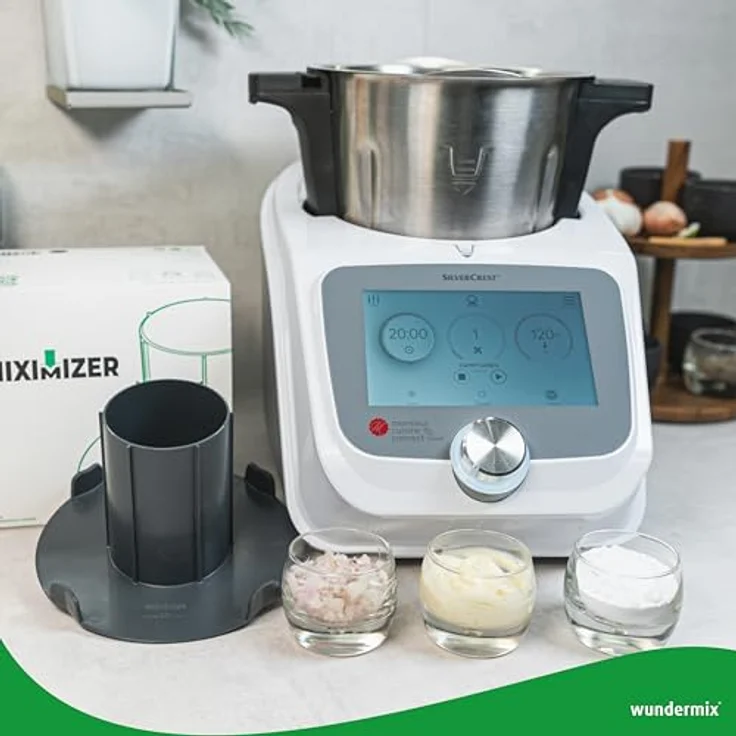 Wundermix Miximizer® Mixtopf-Verkleinerung für Monsieur Cuisine Smart, Connect & Trend, effektives Zerkleinern von Lebensmitteln, Made in Germany – Bild 4