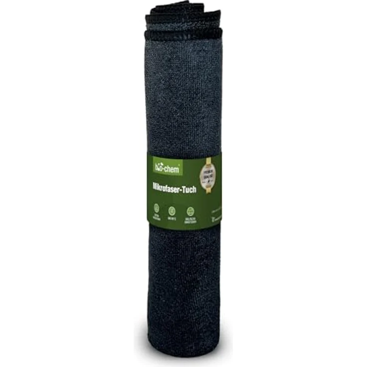 bio-chem 6X Mikrofasertuch 40x40 cm, fusselfrei, saugstark und schonend weich - wiederverwendbar und langlebig, ideal für Fenster und empfindliche Oberflächen – Bild 2