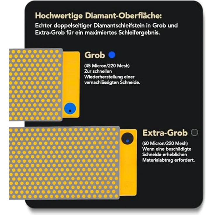 DMT DuoSharp Schärfstein grob-extragrob, 20,3 cm - 8 Zoll, 1 Stück, W8CXNB – Bild 4
