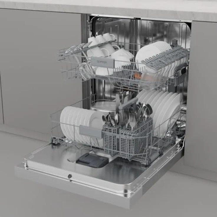 Gorenje GU642D90X Einbau-Geschirrspüler, unterbaufähig, 14 Maßgedecke, Inox, Startzeitvorwahl – Bild 7